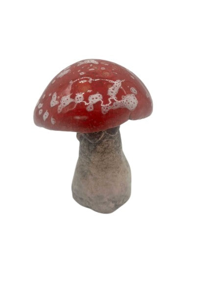 Ceramic fly agarics set of 3