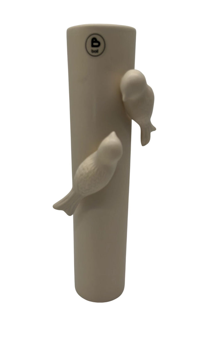 Vase mit Vögeln Beige Keramik BOI!WOW Interior