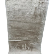 Tischläufer aus Plüsch weiß 160 x 40 cm Zenz