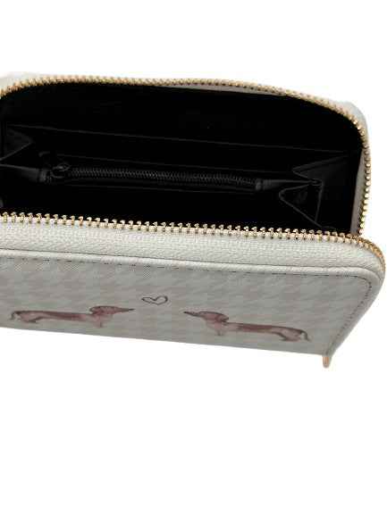 Geldbeutel mit Reisverschluß Dackel pimis living by Konceptpunkt