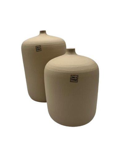Vase / Flasche Terracotta, Beige, Made in Portugal - Pimis living by Konceptpunkt