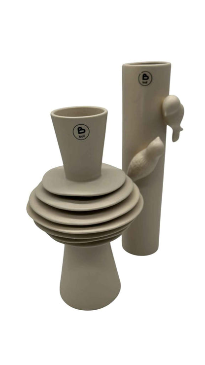 Vase Beige Keramik - Pimis Living