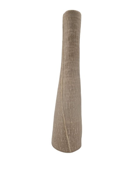 Beige ceramic vase