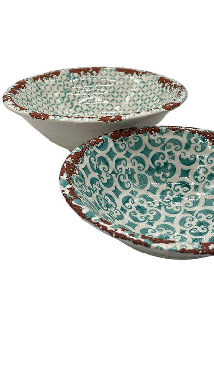 Schale aus Keramik glasiert Handmade M Villa Pottery by luimes & luimes