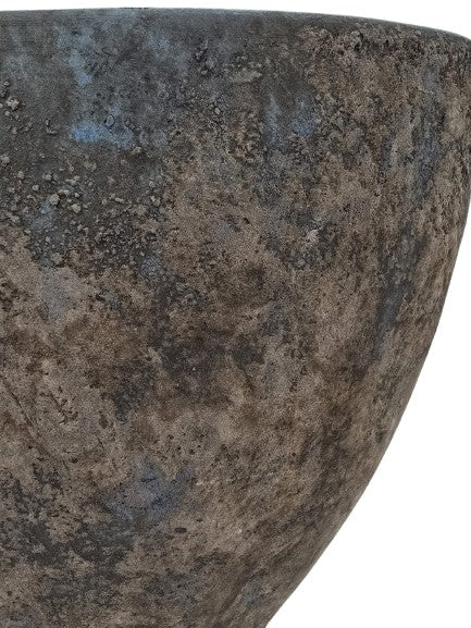 Vase Oval Bali / Indonesien, Rostoptik Daan Kromhout