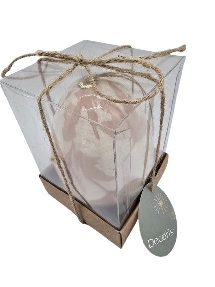 Ei Schaumstoff foliert groß Beige / Nude Decoris