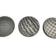 DIP Schälchen 3 er Set, Steingut Schwarz/Weiß pimis living by Konceptpunkt