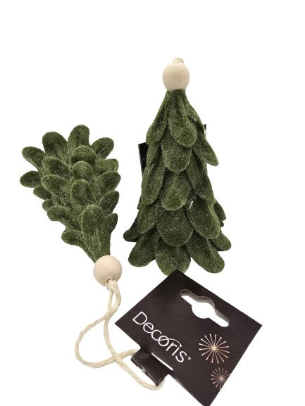 Tannenbaum Filz grün