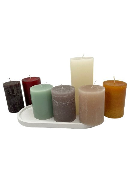 Stumpenkerze Jade kaufen – Elegante Wachskerze für gemütliche Atmosphäre pimis living by Konceptpunkt