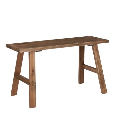 Bold Holzbank – L80 x B37 x H44 cm – recyceltes Holz – Braun