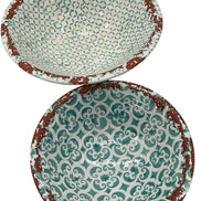 Schale aus Keramik glasiert Handmade M Villa Pottery by luimes & luimes