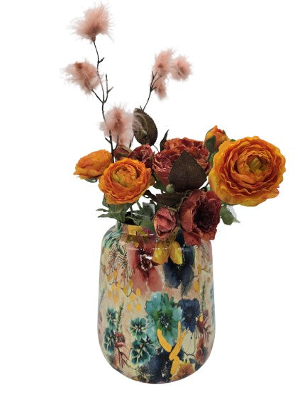 Ranunkel Seidenblume orange