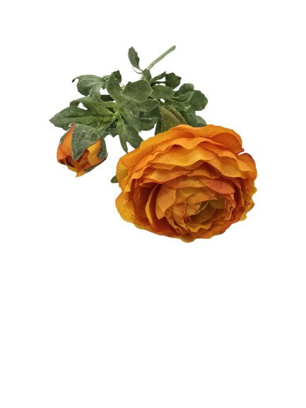 Ranunkel Seidenblume orange