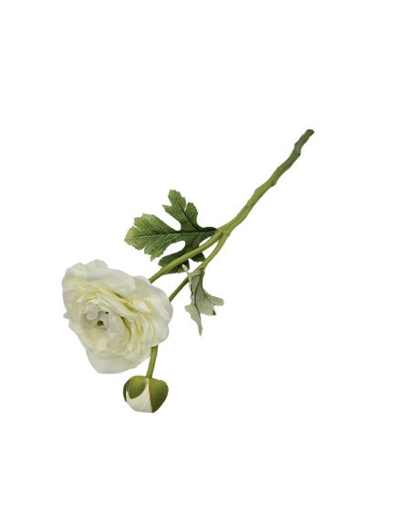 Ranunkel Seidenblume weiß