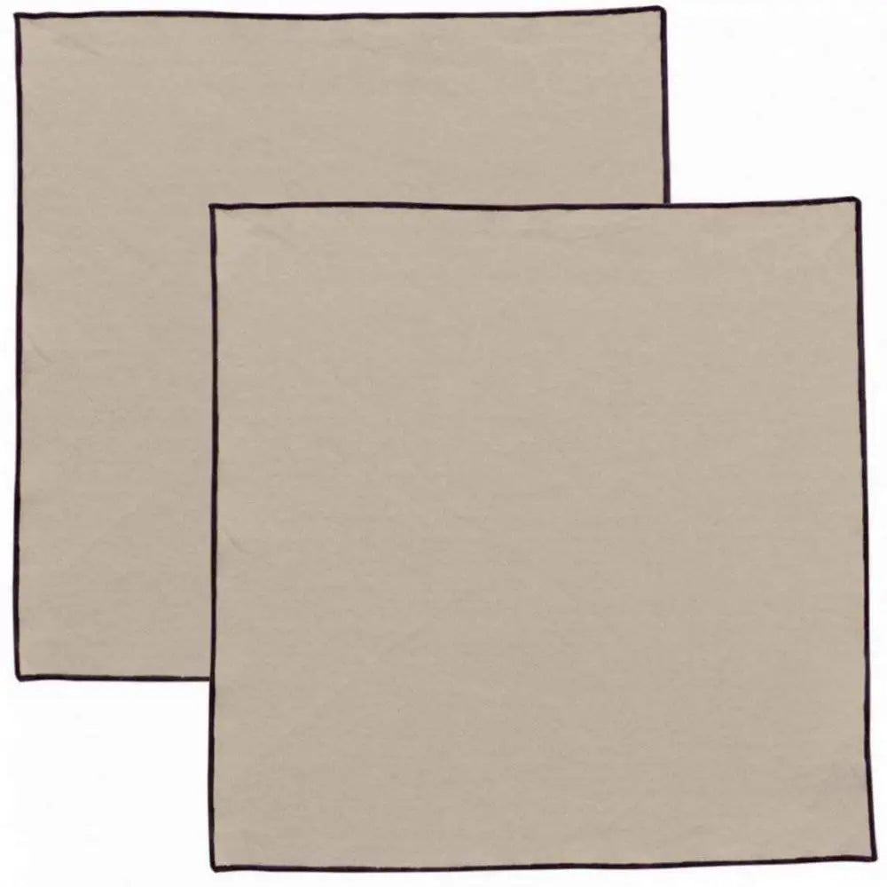 Recycelte Serviette Grace Ficelle 40 x 40