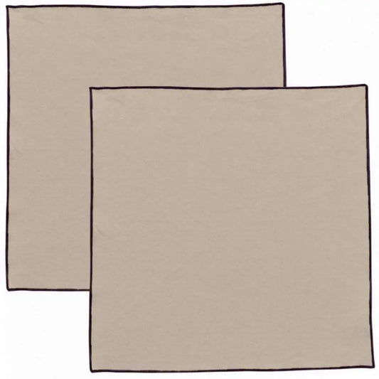 Recycelte Serviette Grace Ficelle 40 x 40