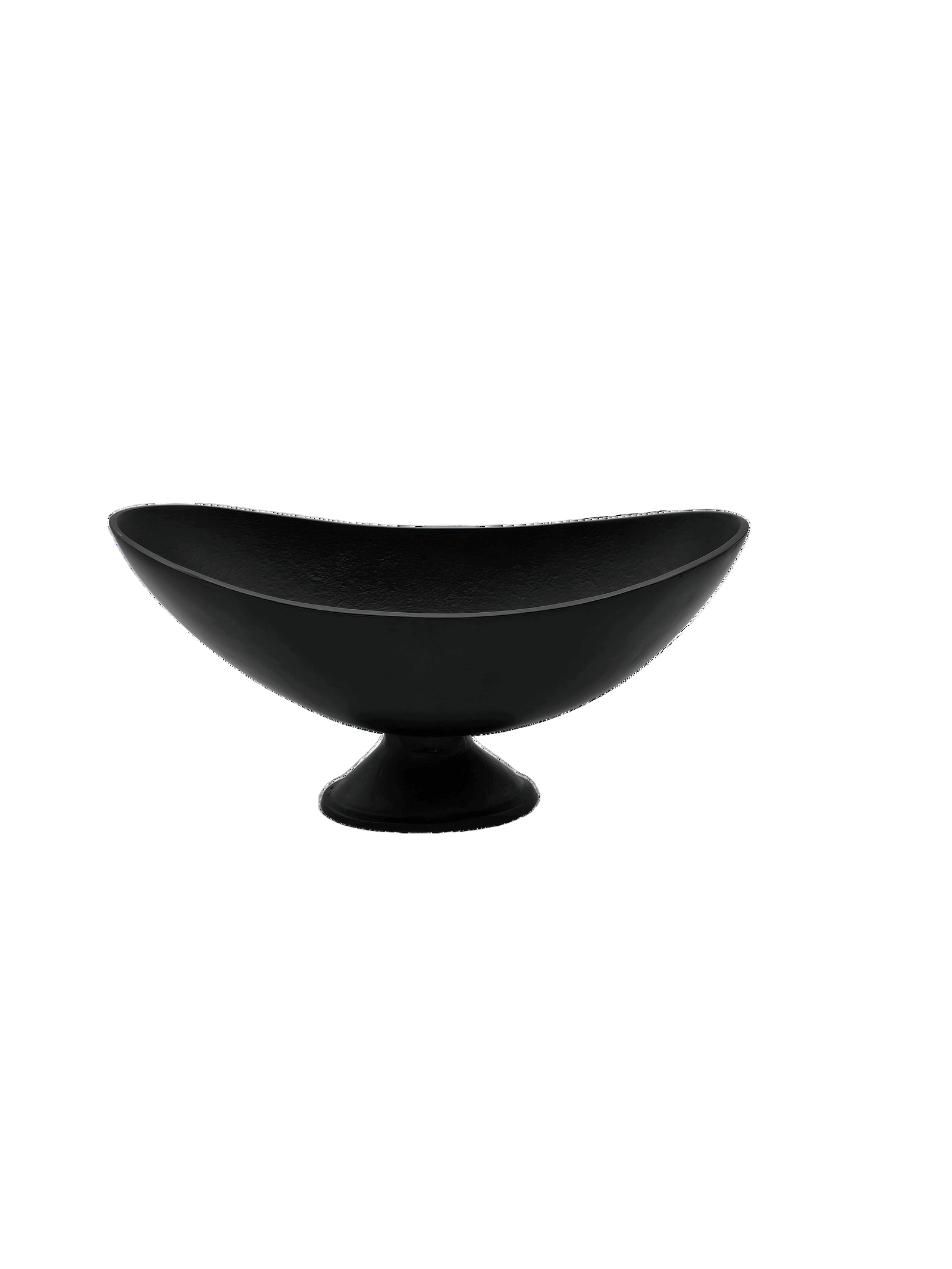 Schale mit Fuß  / Metall schwarz - Konceptpunkt Home, Deko und mehr …