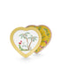 Set/2 Teller in Herzform La Majorelle Gelb 21,5 cm
