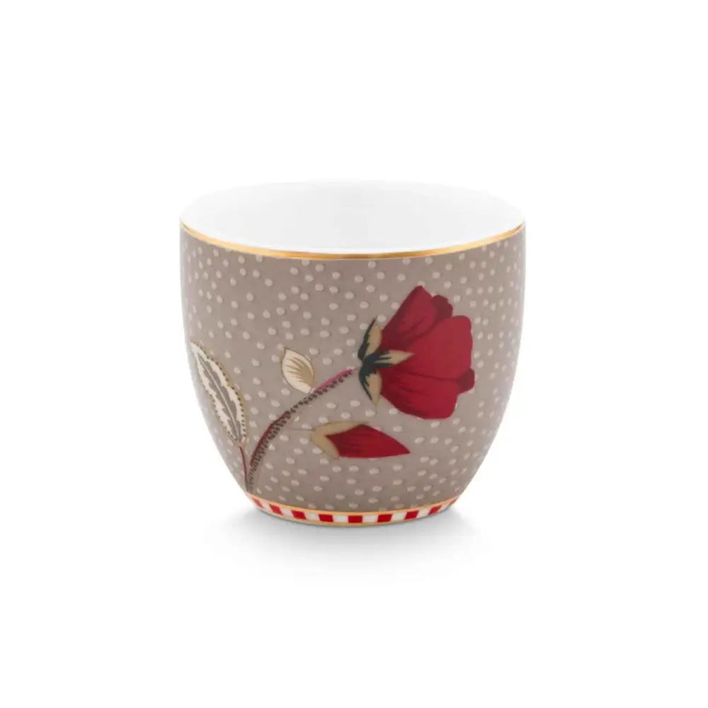 Set/4 Egg Cups Blooming Tales Fantasy Khaki