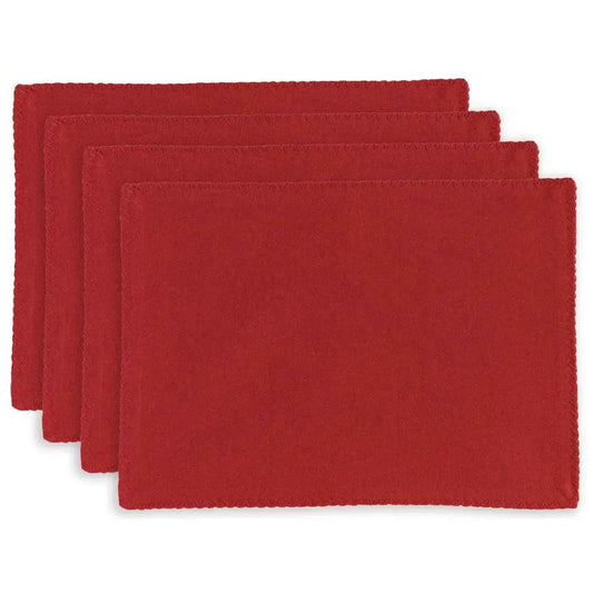 Set mit 4 recycelten Delia Tango-Tischsets 33 x 45