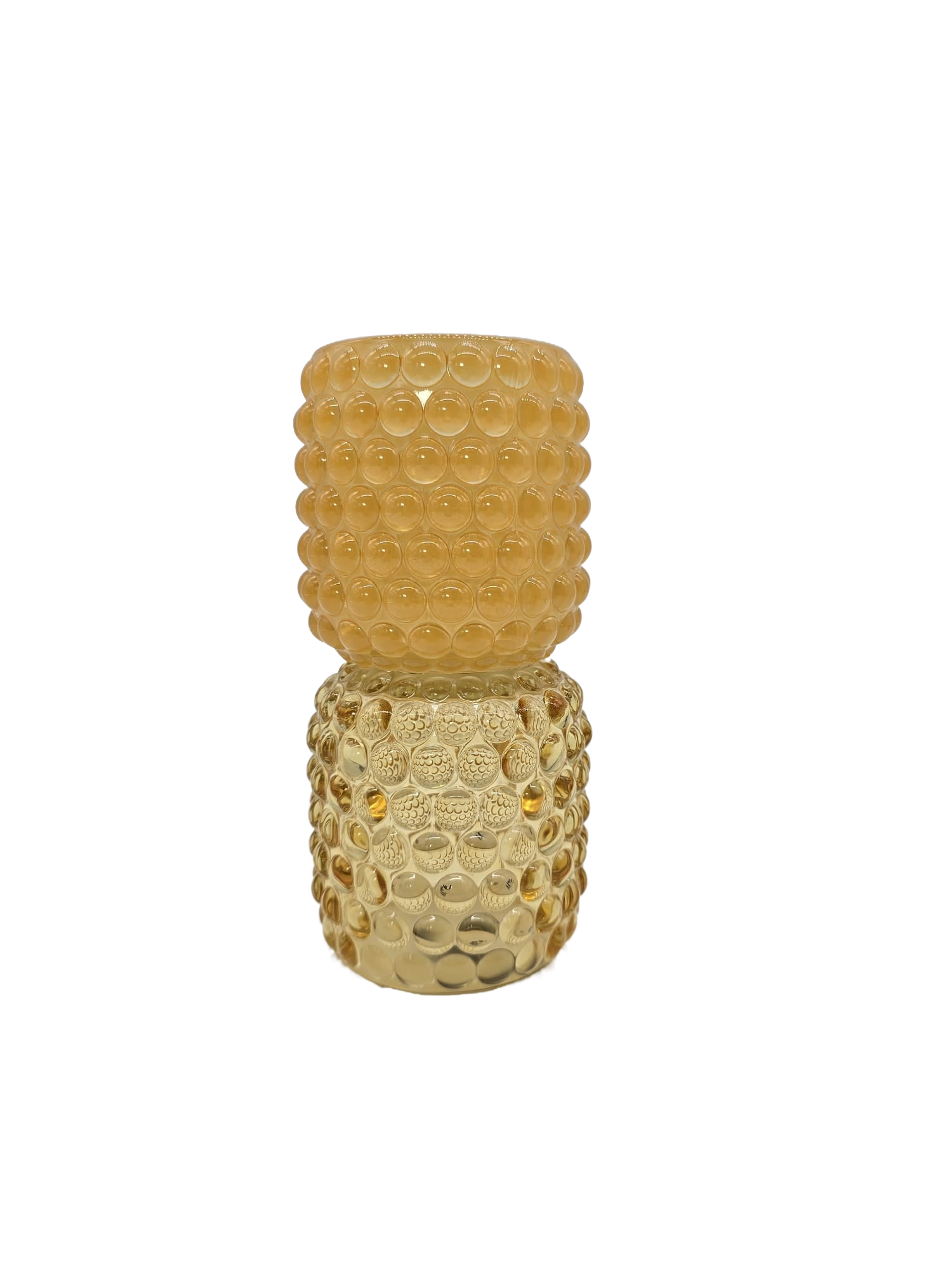 Teelicht auf Fuß, Glas Amber Light & Living