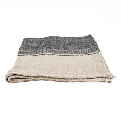 The Linen Moody Küchentuch – Naturschwarz – 50 x 70