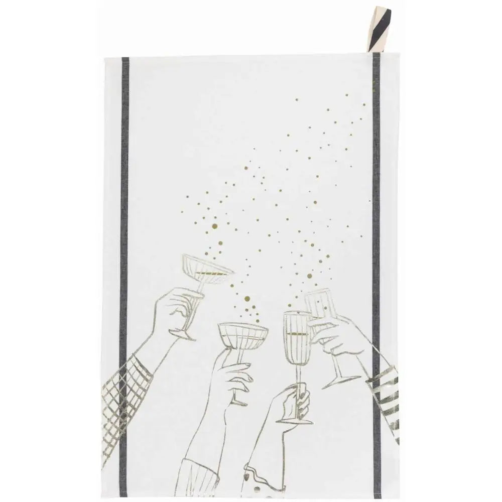 Torchon Fiesta Blanc 50 x 70