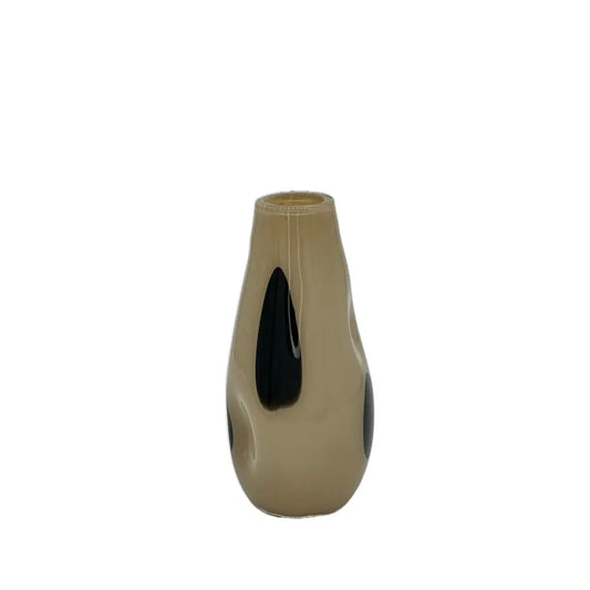 Vase aus Glas Beige für stilvolle Dekoration in jedem Zuhause - Pimis Living