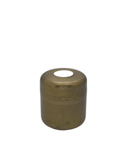 Vase aus Metall goldfarben - Konceptpunkt Home, Deko und mehr …