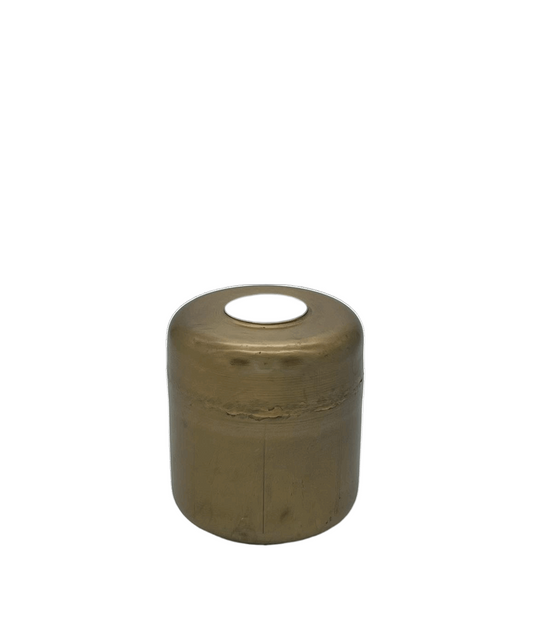 Vase aus Metall goldfarben - Konceptpunkt Home, Deko und mehr …
