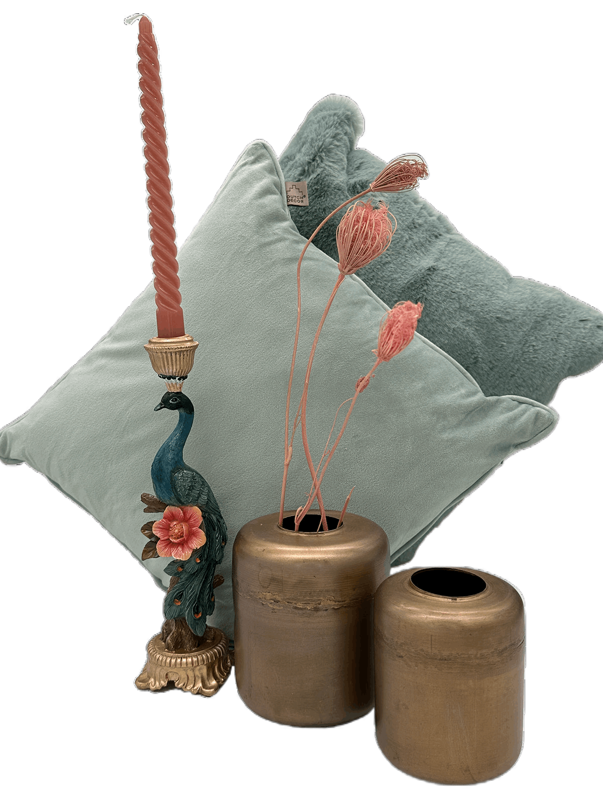 Vase aus Metall goldfarben - Konceptpunkt Home, Deko und mehr …