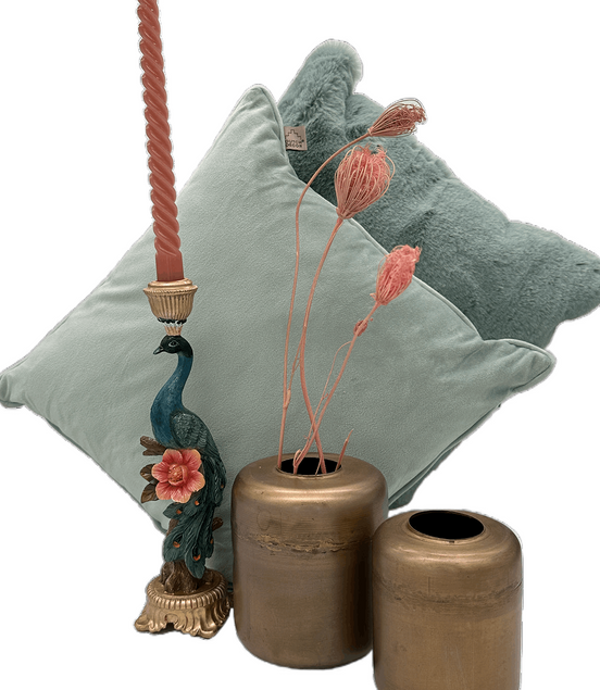 Vase aus Metall goldfarben - Konceptpunkt Home, Deko und mehr …