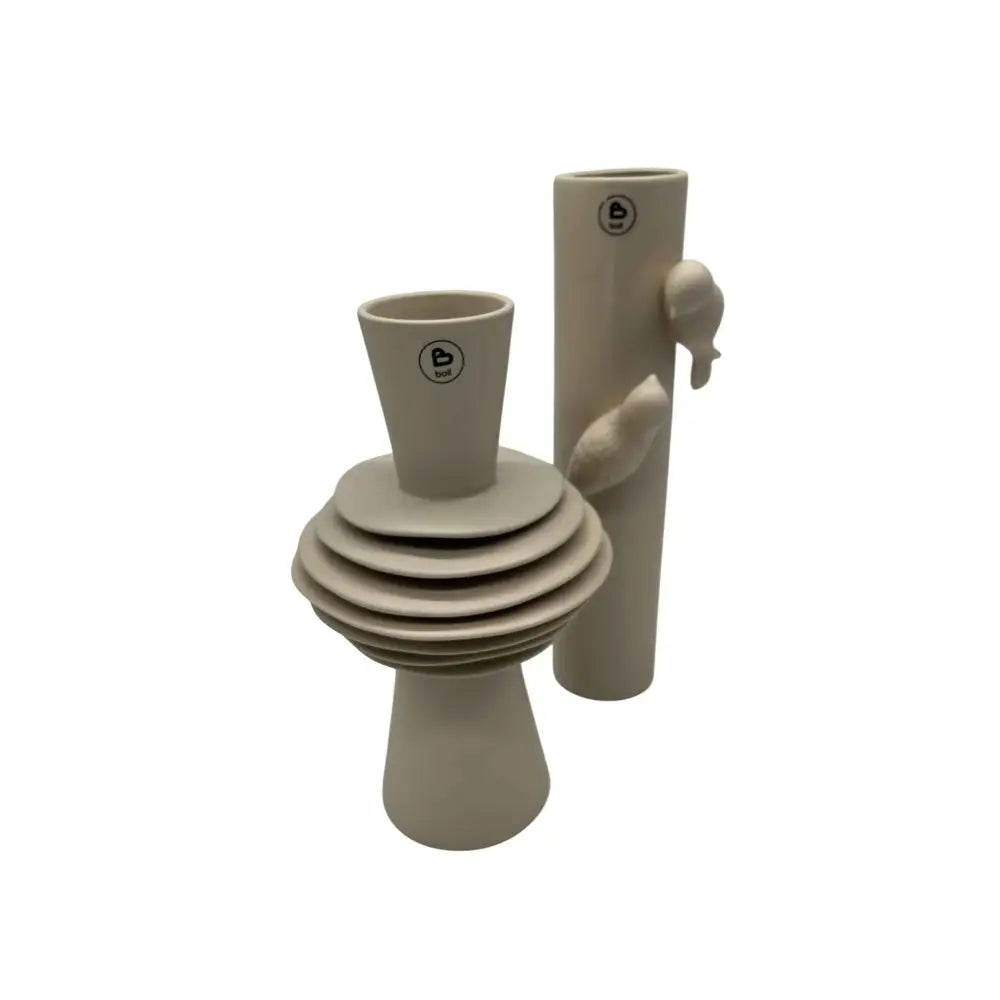 Vase Beige Keramik - Pimis Living