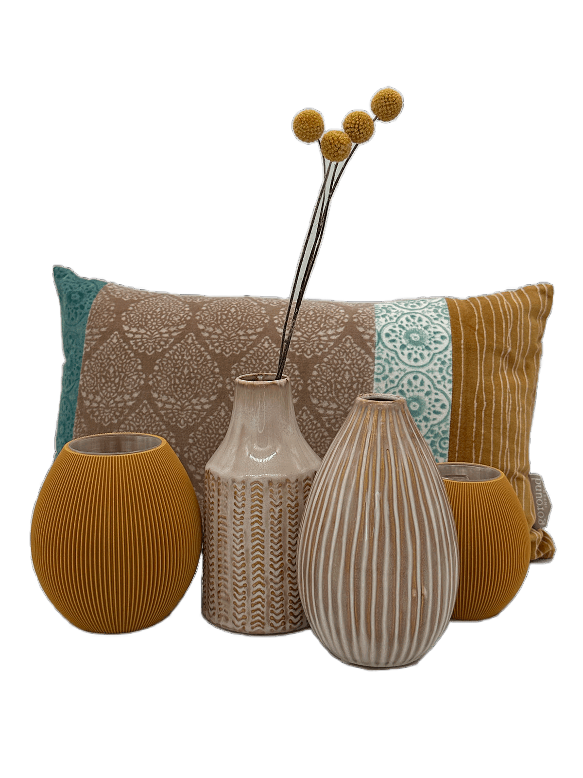 Vase Beige Keramik - Elegante beige Keramik Vase für stilvolle Wohnaccessoires Konceptpunkt Home, Deko und mehr …