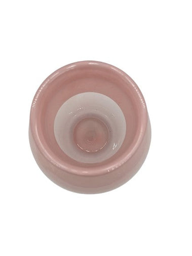 Vase ’Deborah’ aus Glas in Rosa