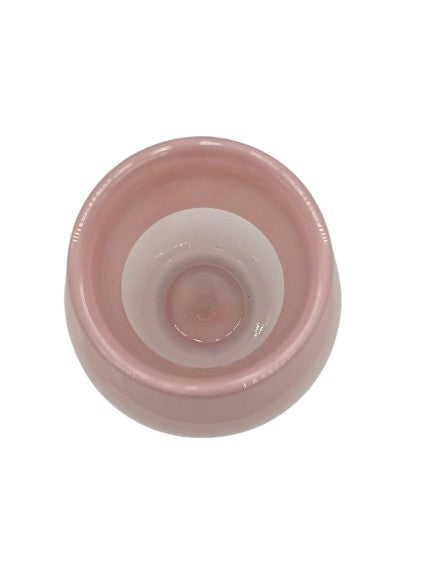 Vase ’Deborah’ aus Glas in Rosa