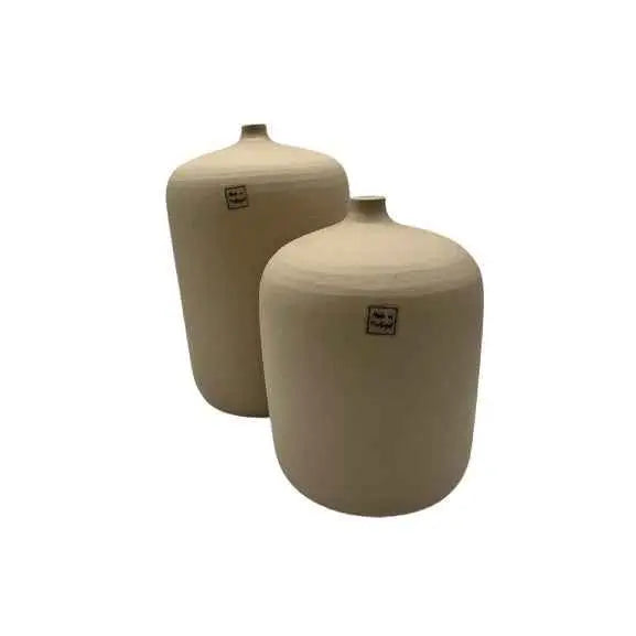 Vase / Flasche Terracotta, Beige, Made in Portugal