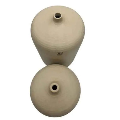 Vase / Flasche Terracotta, Beige, Made in Portugal