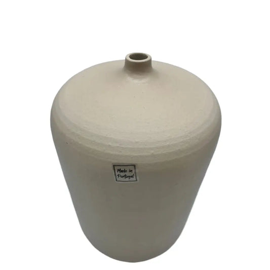 Vase / Flasche Terracotta, Beige, Made in Portugal (groß)