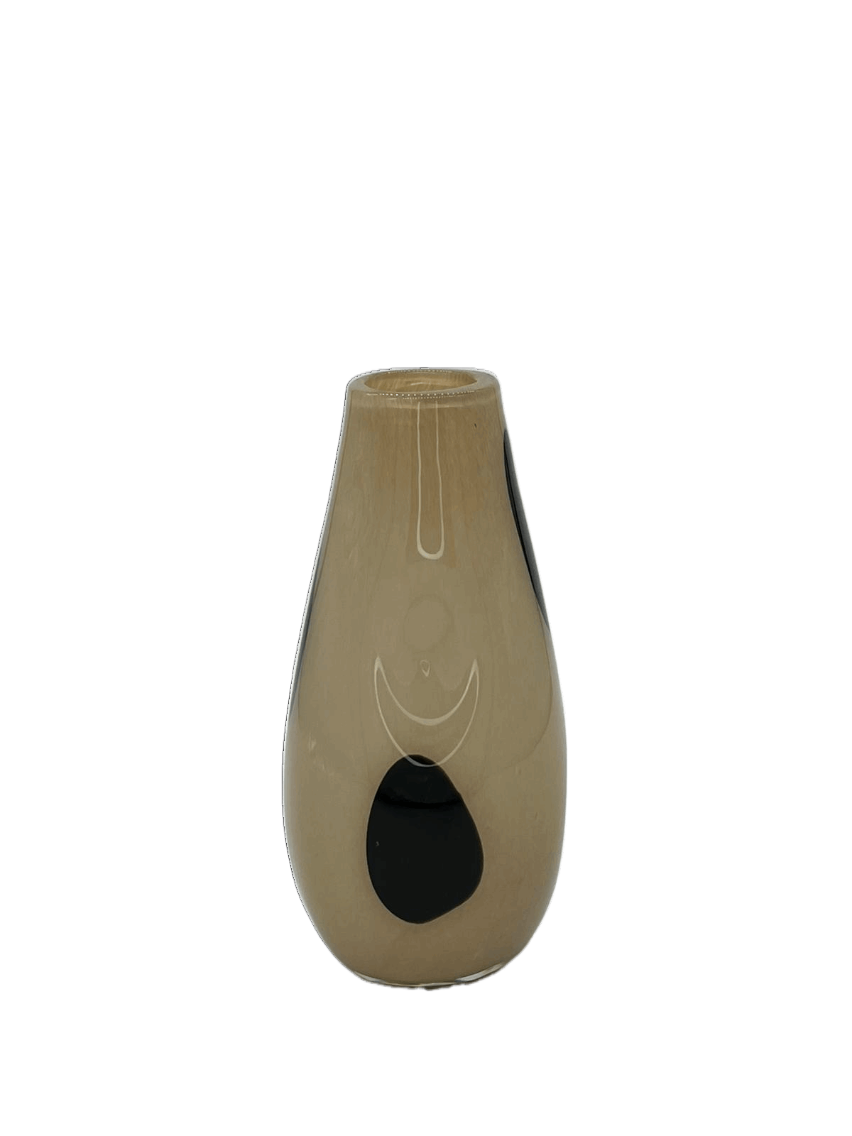 Vase Glas Beige - Konceptpunkt Home, Deko und mehr …