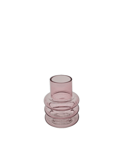 Vase Juna aus Glas Rosa pimis living by Konceptpunkt