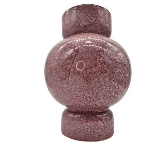Vase Keramik Mauve / Beige