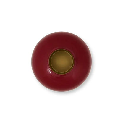 Vase Metal Dark Red 32cm - Pimis Living