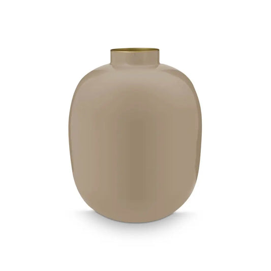 Vase Metal Khaki 32cm - Pimis Living