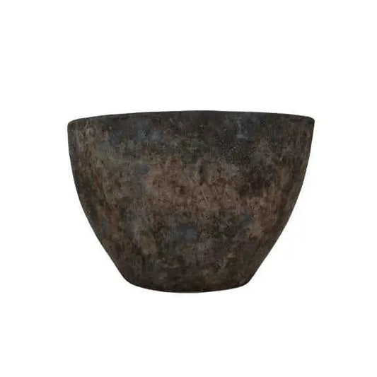 Vase Oval Bali / Indonesien, Rostoptik