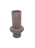 Vase "Posh Flute" aus Glas Grau - Konceptpunkt Home, Deko und mehr …