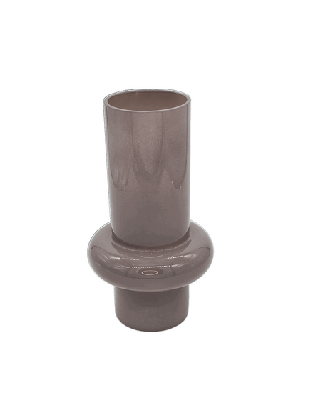 Vase "Posh Flute" aus Glas Grau pimis living by Konceptpunkt