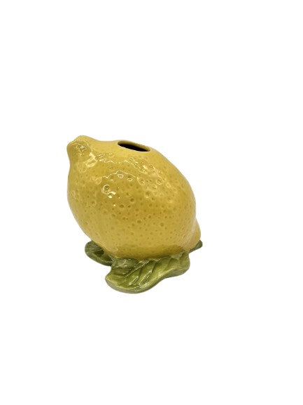 Vase Steingut ’Zitrone’