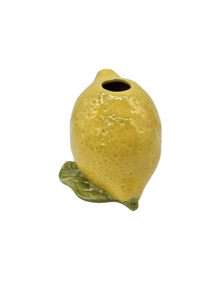 Vase Steingut ’Zitrone’