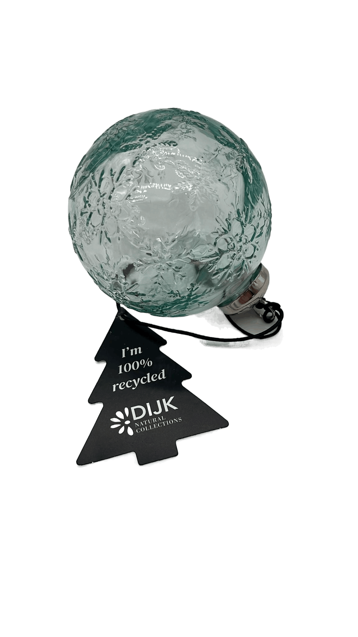 Weihnachtskugeln aus recycletem Glas mit Muster - Konceptpunkt Home, Deko und mehr …